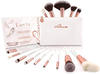 Luvia Cosmetics Kosmetikpinsel-Set »Essential Brushes - Feather White«, (15 tlg.,