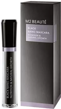 M2 Beauté Black Nano Mascara Nutrition & Natural Growth M2 Beauté Black Nano Mascara Nutrition & Natural Growth