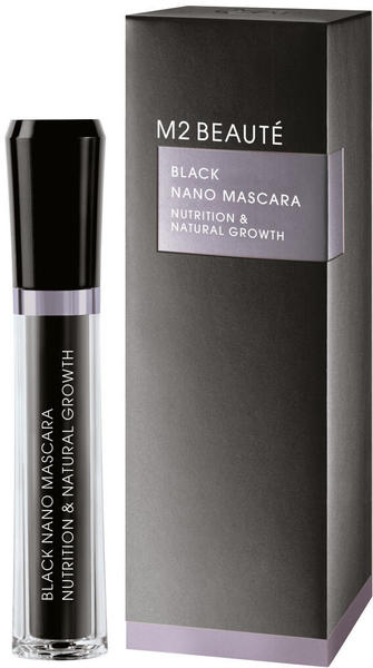 M2 Beauté Black Nano Mascara Nutrition & Natural Growth