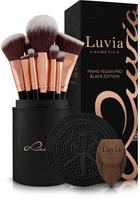 Luvia Cosmetics Kosmetikpinsel-Set "PRIME VEGAN PRO - BLACK" Mit 12 Pinseln aus