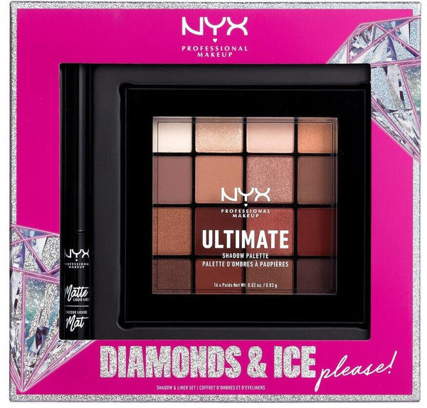 NYX Diamonds and Ice Shadow & Eyeliner X-Mas Gift Set (2pcs.)