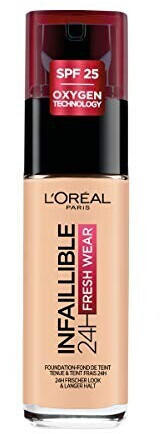 L'Oréal Infaillible 24H Fresh WearFoundation 180 Sable Rosé (30ml)