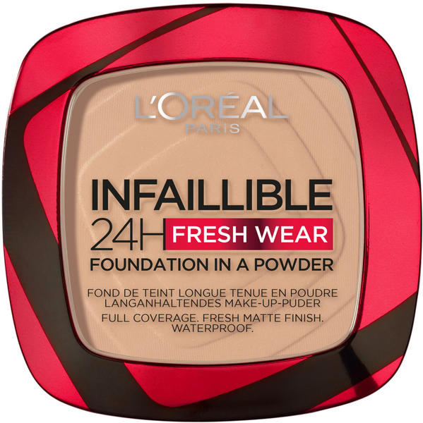 L'Oréal Make-up-Puder Infaillible 24H Fresh Wear (9 g) 130 True Beige