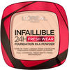 L'Oréal Paris Infaillible Fresh Wear 24h Puder-Make-up Farbton 180 Rose Sand 9 g,