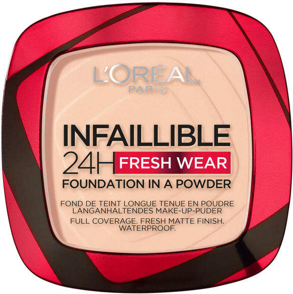L'Oréal Make-up-Puder Infaillible 24H Fresh Wear (9 g) 180 Rose Sand