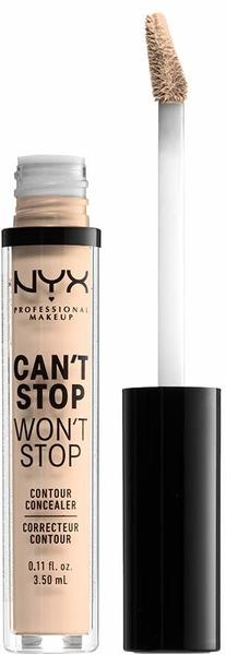 NYX Can't Stop Won't Stop Contour Concealer Light Ivory (3,5 ml)