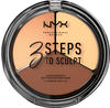 NYX Professional Makeup 3 Steps To Sculpt Konturier-Palette für die Wangen Farbton