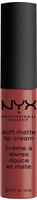 NYX Professional Makeup Soft Matte Lip Cream leichter, matter Fl&uuml;ssig-Lippenstift