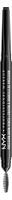 NYX Professional Makeup Blade & Shade Augenbrauenstift mit B&uuml;rste Farbton Black 0.06
