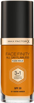 Max Factor Flawless Face Finity All Day 3 in 1 (30 ml) Warm Amber
