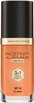 Max Factor Flawless Face Finity All Day 3 in 1 (30 ml) 90 Amber