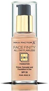 Max Factor Facefinity All Day Flawless Foundation SPF20 35 Pearl Beige (30ml)