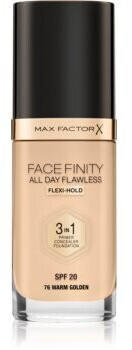 Max Factor Facefinity All Day Flawless Foundation SPF20 76 Warm Golden (30ml)