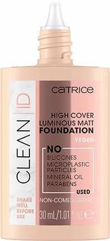 Catrice Clean ID High Cover Luminous Matt Foundation 025 Warm Peach (30ml)