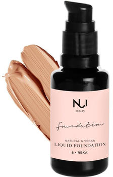 NUI Cosmetics Natural Liquid Foundation 08 Reka (30ml)