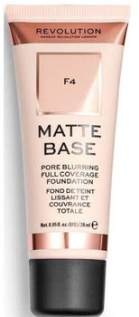 Makeup Revolution Matte Base Foundation F4 (28ml)