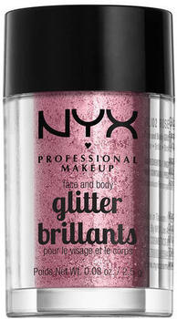 NYX Face and Body Glitter rose (2,5 g)