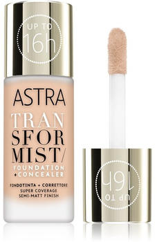 Astra Transformist Foundation + Concealer (18ml) 002C Shell