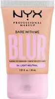 NYX PROFESSIONAL MAKEUP Foundation "BARE WITH ME BLUR SKIN TINT" mit langanhaltender