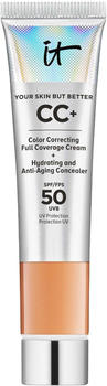 IT Cosmetics Your Skin But Better CC+ Cream Illumination LSF 50+ CC Cream Foundation Tan (12ml)