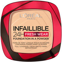 L'Or&eacute;al Infaillible 24h Frische Tragkraft-Puder-Foundation, Farbton 40 Cashmere, 9 g