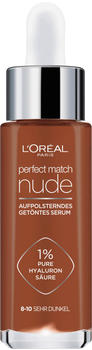 L'Oréal Perfect Match Nude Aufpolsterndes Getöntes Serum 8-10 Deep (30 ml)