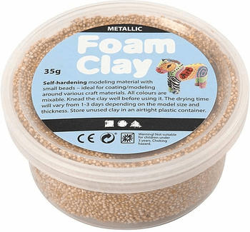Creativ Company Foam Clay 35g metallic gold