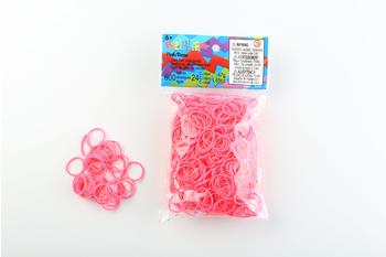 Rainbow Loom Gummibänder 600 Stück rosa (689547)