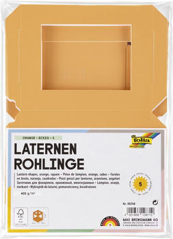 Folia Mini-Laternen-Rohlinge 5 St. Rot