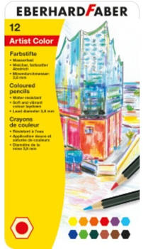Eberhard Faber Farbstift Artist Color hexagonal 12er Metalletui