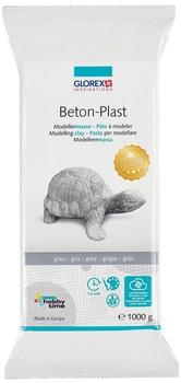 Glorex Beton Plast Modelliermasse grau 1000 g