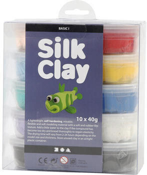 Silk Clay Basic Farben I 10x40 g