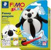 Fimo 8035 18, Fimo Modelliermasse FIMO Kids FIMO Pinguin Schwarz/Weiss