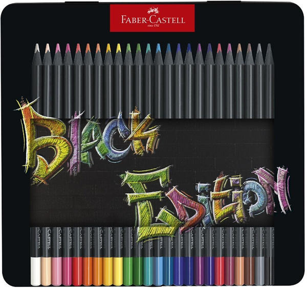 Faber-Castell Buntstifte Black Edition 100er Metalletui (116490)