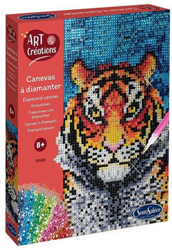 Sentosphère Art & Creations - Diamond Canvas Tiger