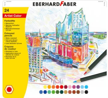 Eberhard Faber Farbstift Artist Color hexagonal 24er Metalletui