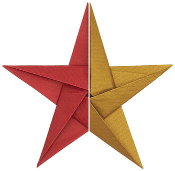 Rico Design Origami rot-gold 32 Blatt 15x15cm