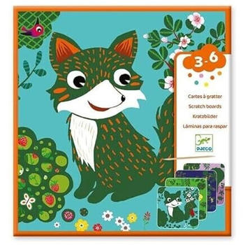 Djeco Scratch Board Animals