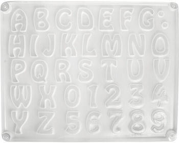 Rayher Gie&szlig;form: Buchstaben/Zahlen 37 Motive
