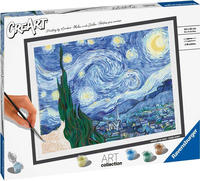 Ravensburger Malen nach Zahlen "CreArt, ART Collection, Starry Night (Van Gogh)" Made