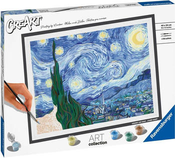 Ravensburger Malen nach Zahlen CREART Premium Serie ART Collection Starry Night Van Gogh (23518)