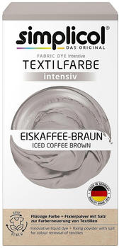 Simplicol Textilfarbe intensiv Eiskaffee-Braun