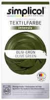 simplicol Textilfarbe intensiv, Oliv-Gr&uuml;n, f&uuml;r Waschmaschine mit Farbfixierer...