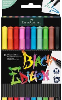 Faber-Castell Black Edition Filzstifte farbsortiert, 10 St.