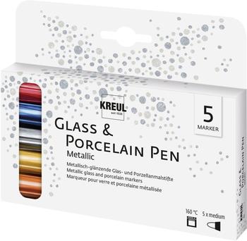 C. Kreul Metallic Porzellanstifte farbsortiert 2,0 - 4,0 mm, 5 St.