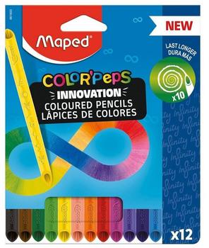 Maped Color Peps Buntstifte farbsortiert, 12 St.