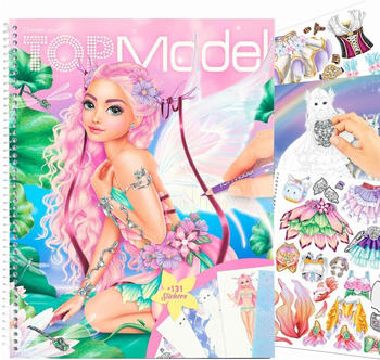 Depesche Create your TOP Model - Malbuch mit Stickern Fantasy