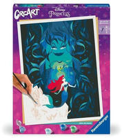 Ravensburger 23732, Ravensburger CreArt - Disney Arielle und Ursula