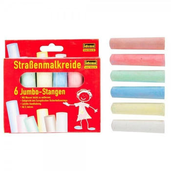 Idena Straßenmalkreide 6 Stangen (621731)