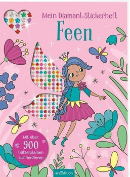 Ars Edition Mein Diamant-Stickerheft - Feen